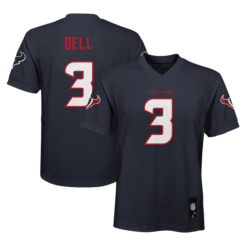 None Tank Dell HOU Texans Premium Material Collector's Item for NFL Fa