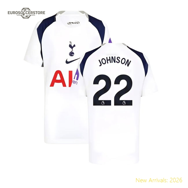 2025-2026 Tottenham Hotspur Home Shirt (Kids) (Johnson 22)