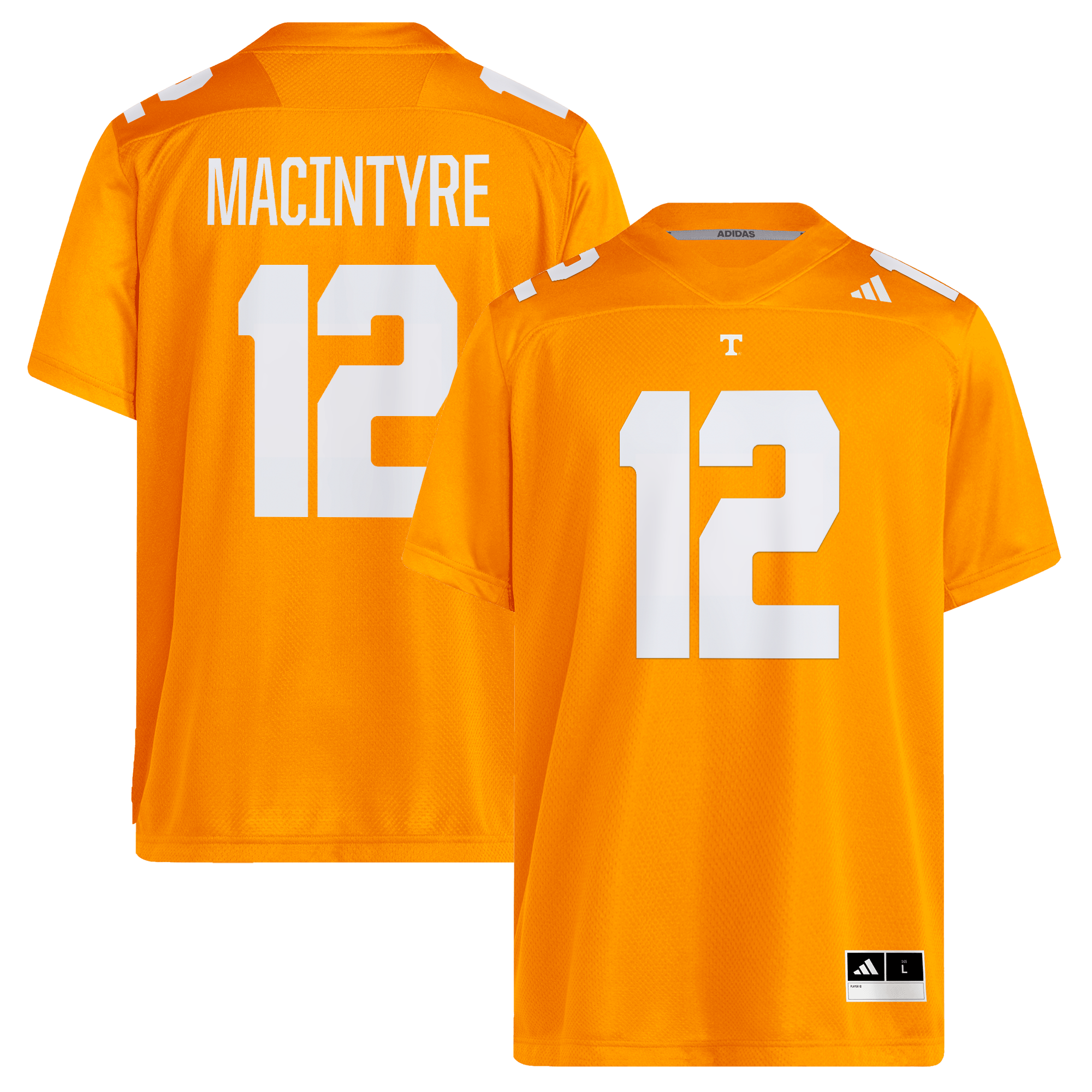 Men's George MacIntyre Tennessee Orange Tennessee Volunteers Football Jersey