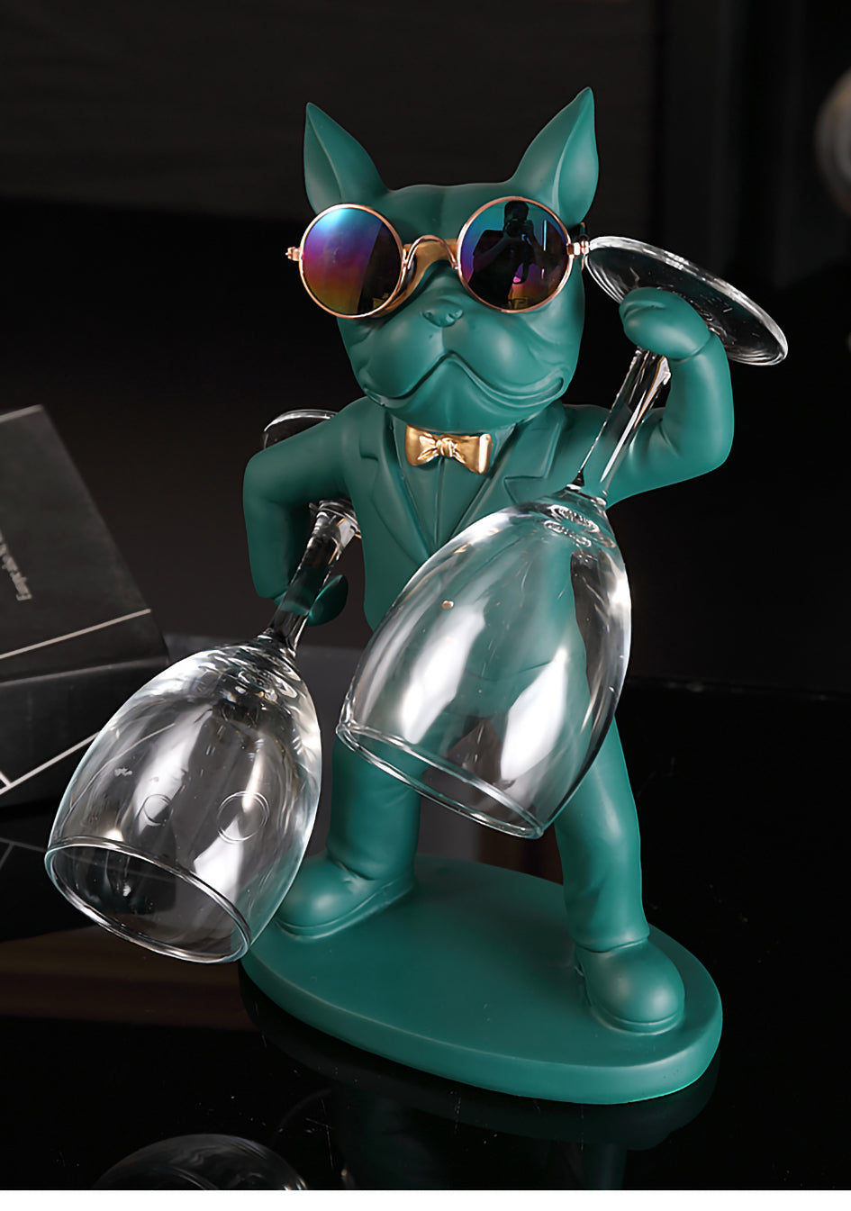 French Bulldog Figurines Cup Holder