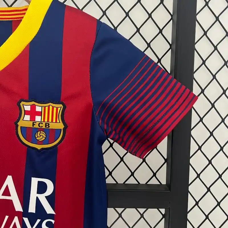 2013-2014 Kids Barcelona Jersey retro kit