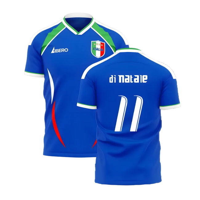DI NATALE 11 Italy A Team Top Tier Home Player Jersey
