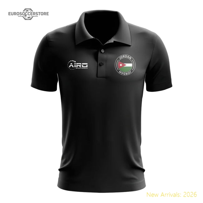Jordan Football Polo Shirt (Black)