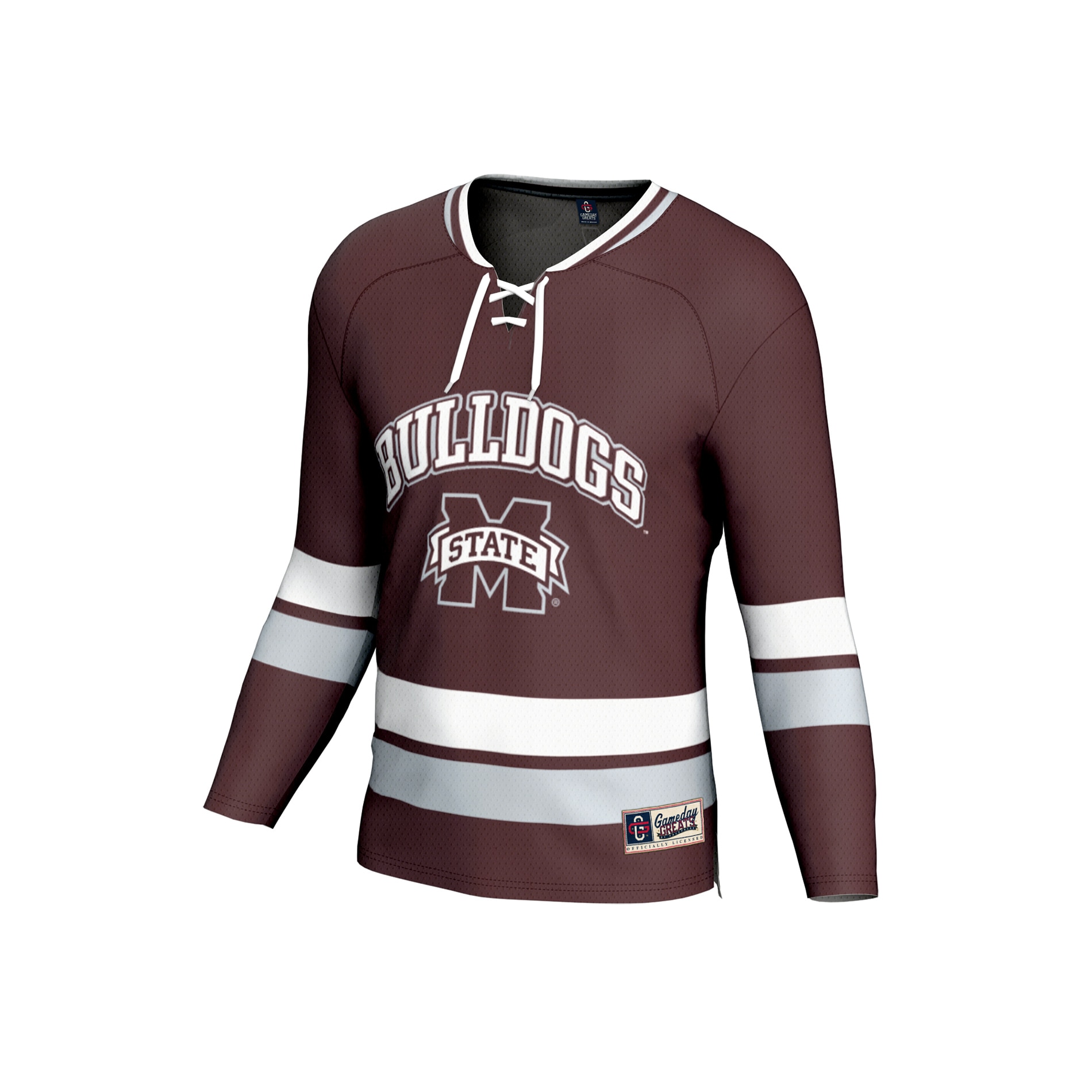 [DDG] Mississippi State Bulldogs GameDay Greats Youth Spirit Hockey Jersey - Maroon
