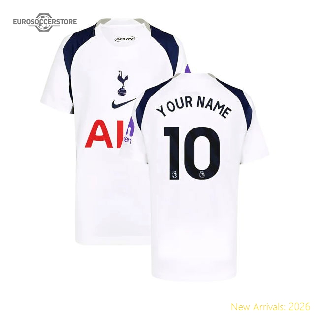 Elite 2025-2026 Thfc Hotspur Home Shirt (kids) (your Name)