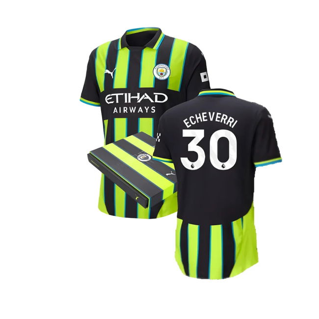 Superior Craftsmanship Football Man City Away Authentic Shirt Wpac...