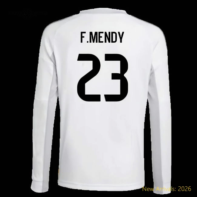 Real Madrid 2024-25 Home Fan Version For Kids (F.Mendy Soccer Jersey