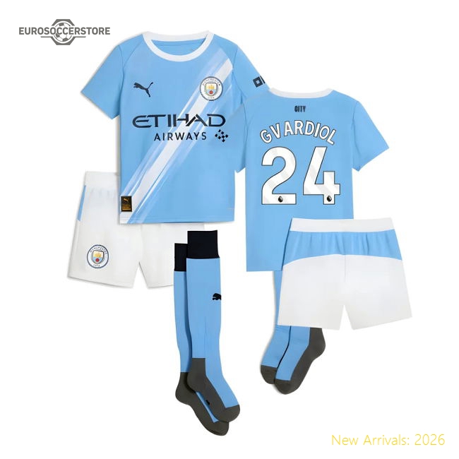 Gentle Man City Mini Jersey Gvardiol 2025-2026 Aeroready