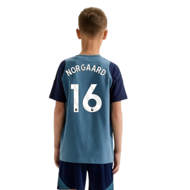 Kids Updated Breathable Arsenal Training Football Shirt (Norgaard 16)