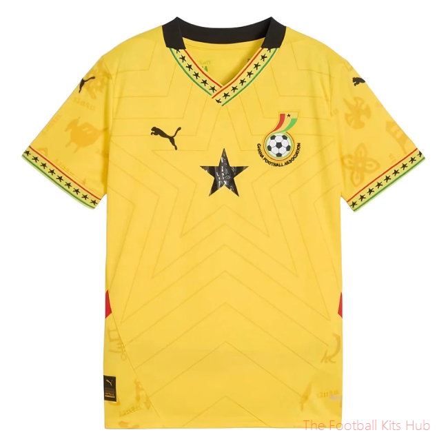 2024-2025 Ghana Away Shirt (Kids)
