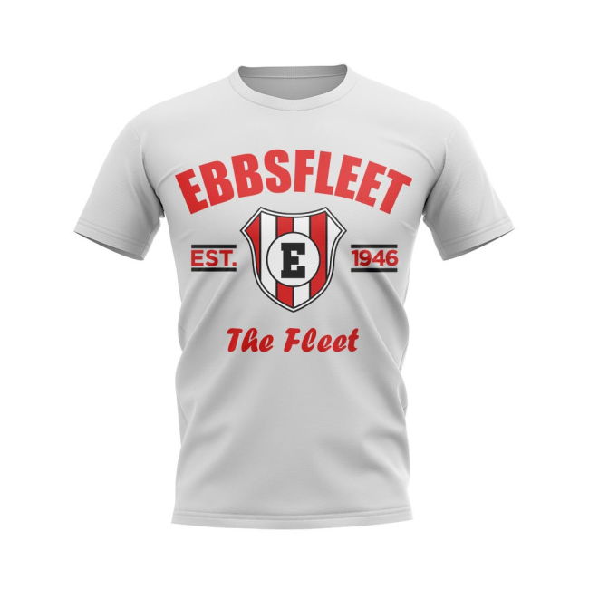 Ebbsfleet Established Football T-Shirt (White) | Discounted