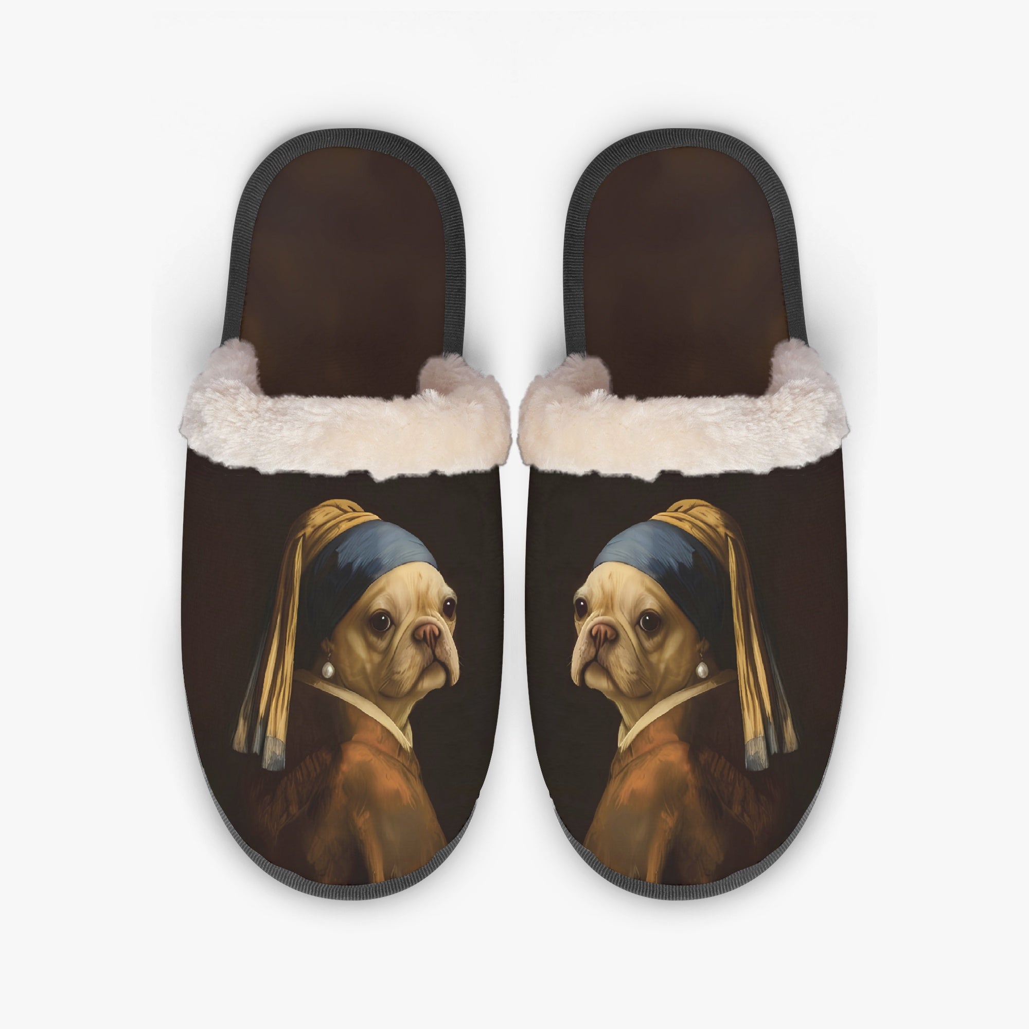 Loaf - French Bulldog Themed Cozy Winter Slippers For Dog Lovers