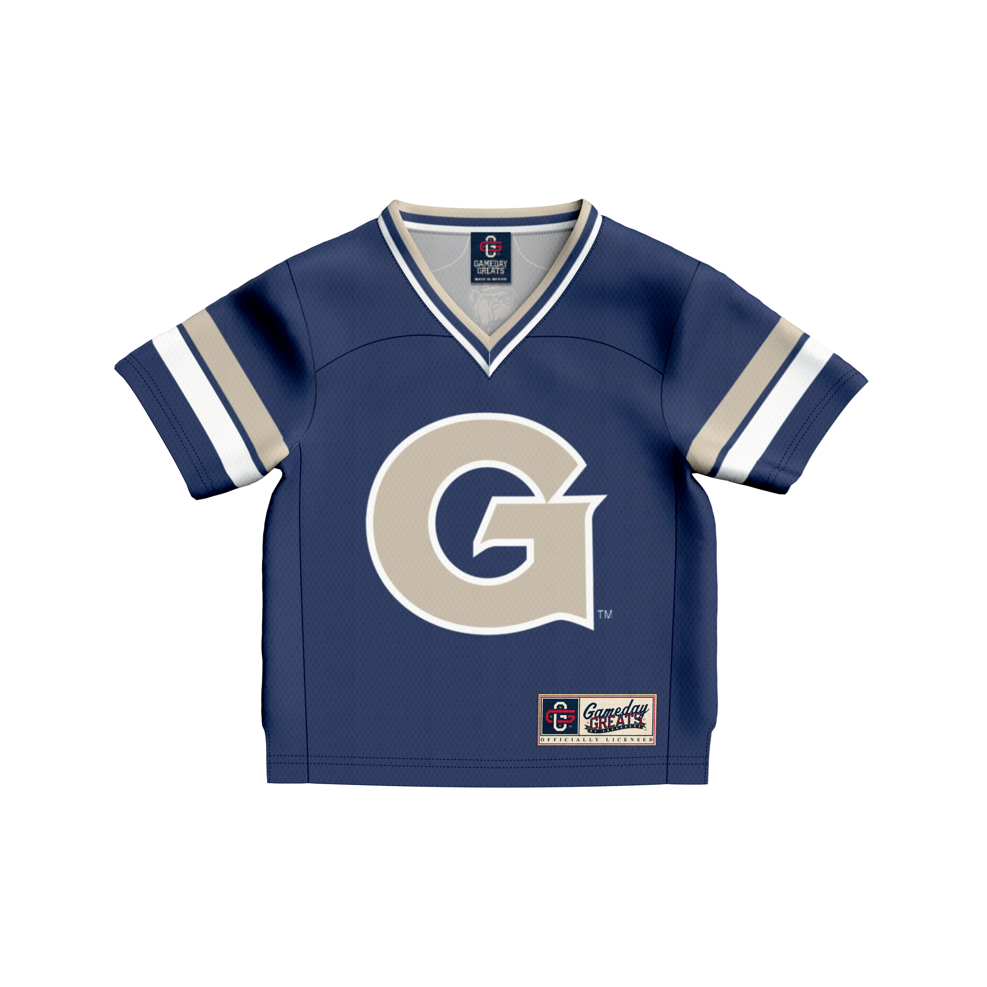 [DDG] Georgetown Hoyas GameDay Greats Toddler Collegiate Football Fashion Jersey - Navy
