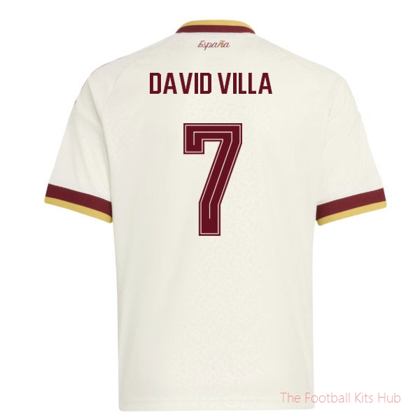 2026-2027 Spain Away Shirt (Kids) (David Villa 7)