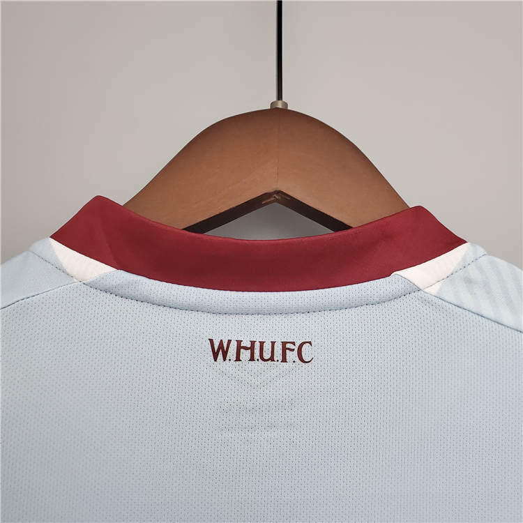 Professional Grade West Ham United 21-22 Away White Soccer Jersey