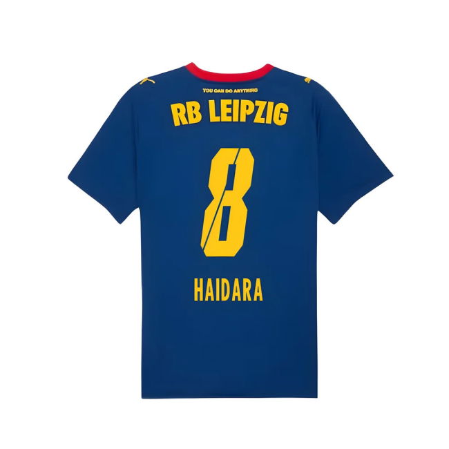 2025-2026 Red Bull Leipzig Away Soccer Shirt (Haidara 8)