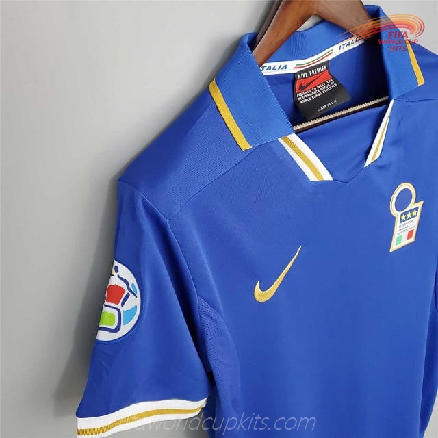 Italy 1996 vintage Home Soccer Jersey