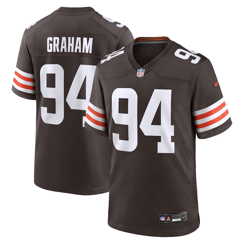 None Mason Graham CLE Browns Vintage Officially Licensed Jersey