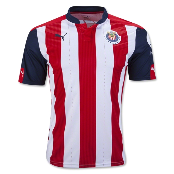 Professional Breathable Chivas Home 201617 Soccer Jersey Shirt
