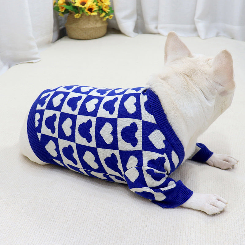 Pet-Lover Bullybutton French Bulldog Cardigan With Button Closure for...
