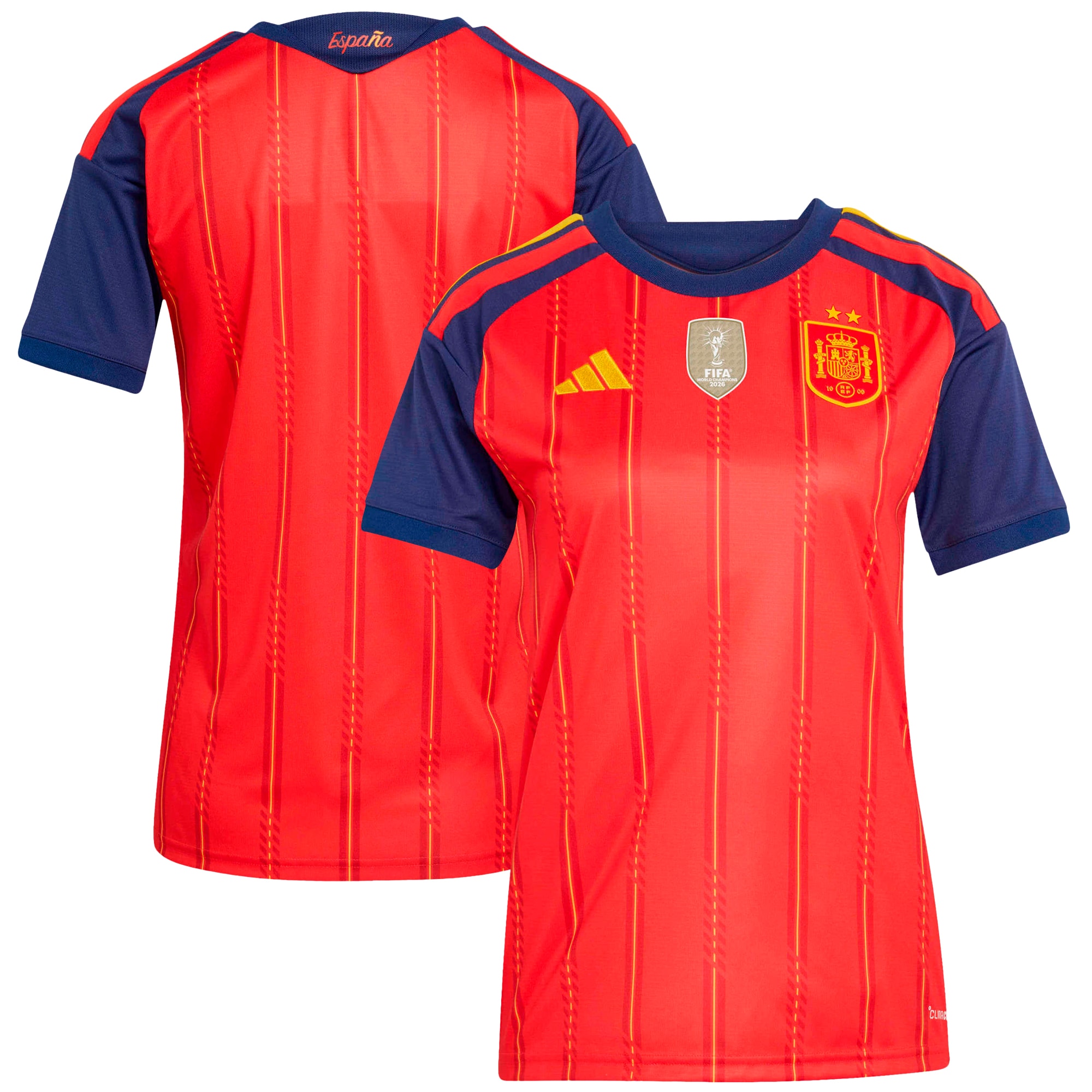 [JED] Spain National Team Women's 2026 FIFA World Cup Champions Replica Jersey - Red