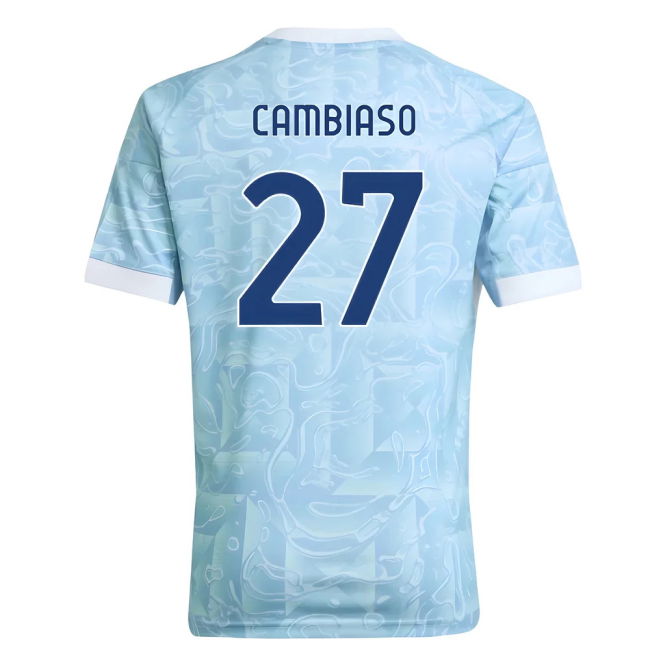 Juve Juventus Away Shirt Kids Cambiaso #27 Pro Series Committed 20...