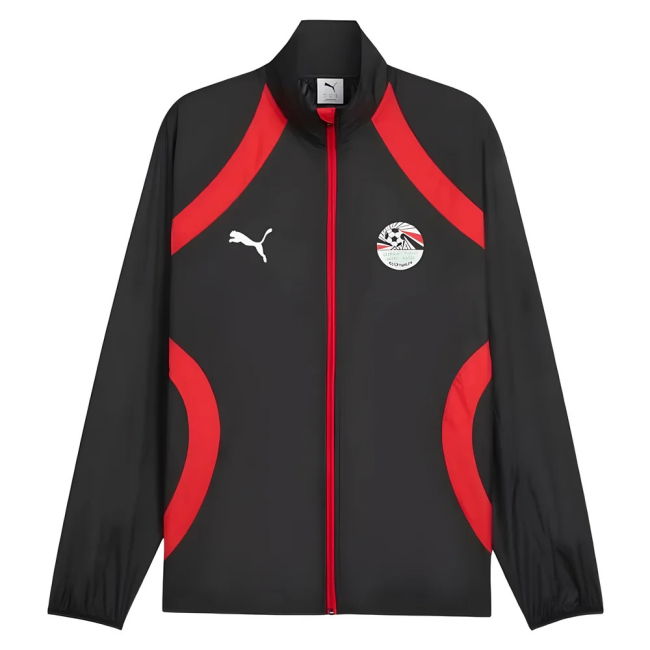 Tournament-Edition 2024-2025 Egypt Prematch Woven Jacket (Black)
