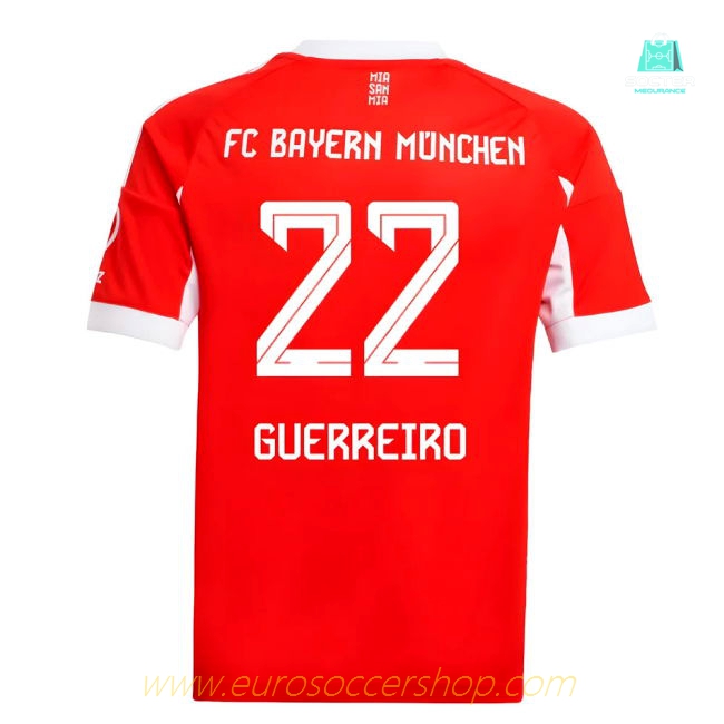 2025-2026 Bayern Munich Home Shirt (Kids) (Guerreiro 22)