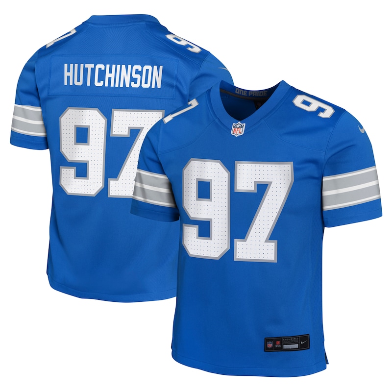 None Aidan Hutchinson DET Lions Timeless Genuine Jersey Football Appar