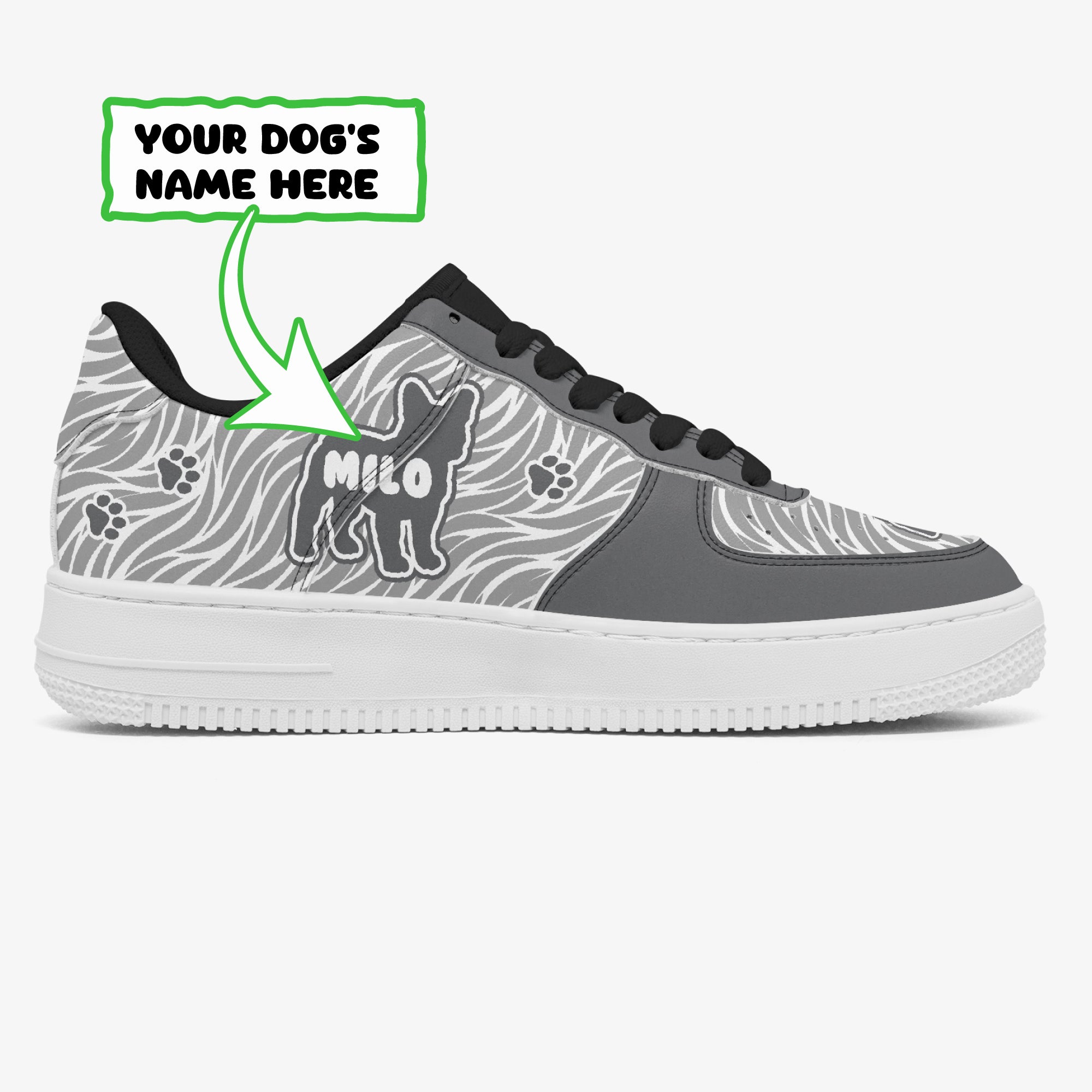 Personalized Low-top Leather Sneakers Outdoor Style | Durable Build