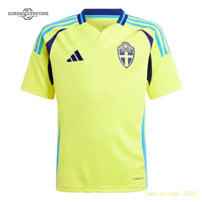 Sweden Children 2024 Home Jersey Shirt Football Fan Football Fan Match Day Game Day Apparel