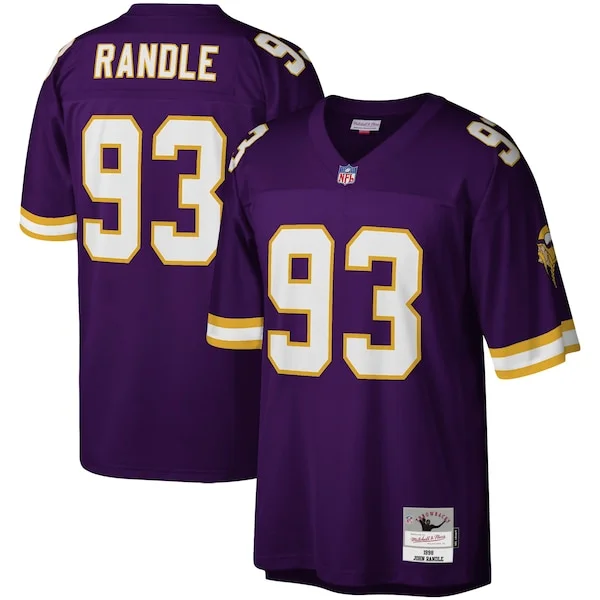 None John Randle Replica Jersey - Purple | NFL Player Jersey