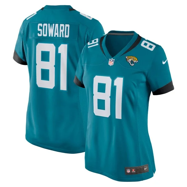 None Jay Soward Game Jersey - Teal | NFL Player Jersey | NFL Football