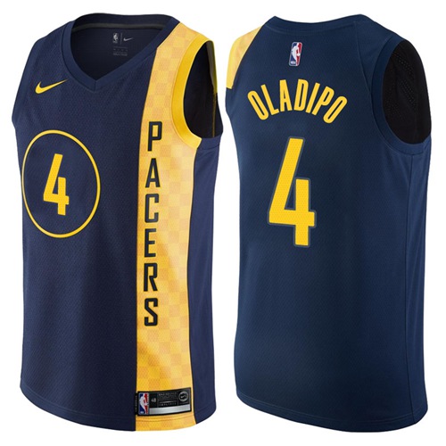 Blue Nike Indiana Pacers #4 Raptors Jersey - Moisture-Wicking