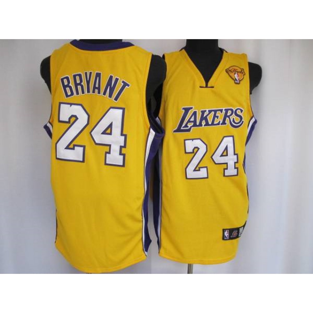 Game-Ready Men's LA Lakers #24 Kobe Yellow Basketball Jersey
