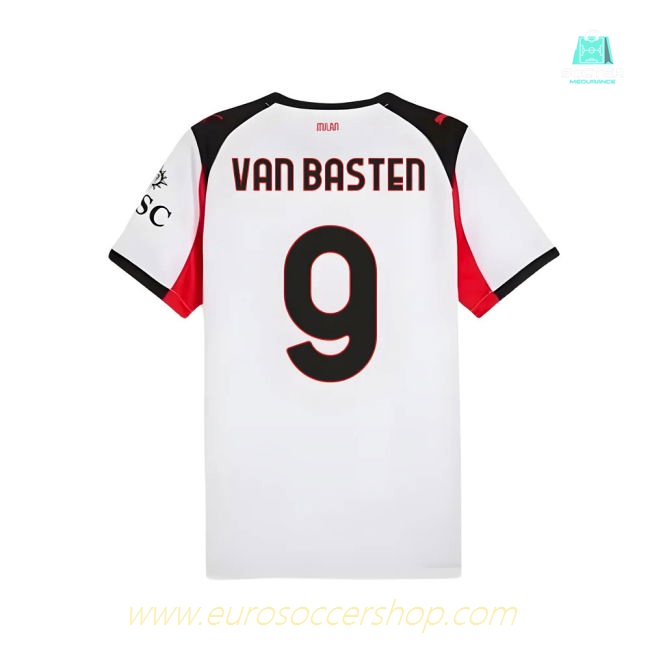 2025-2026 AC Milan Away Shirt (Van Basten 9)