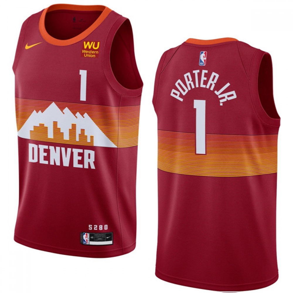 Premium Jersey Denver Nuggets 1 - Red City Edition - Fan Favorite