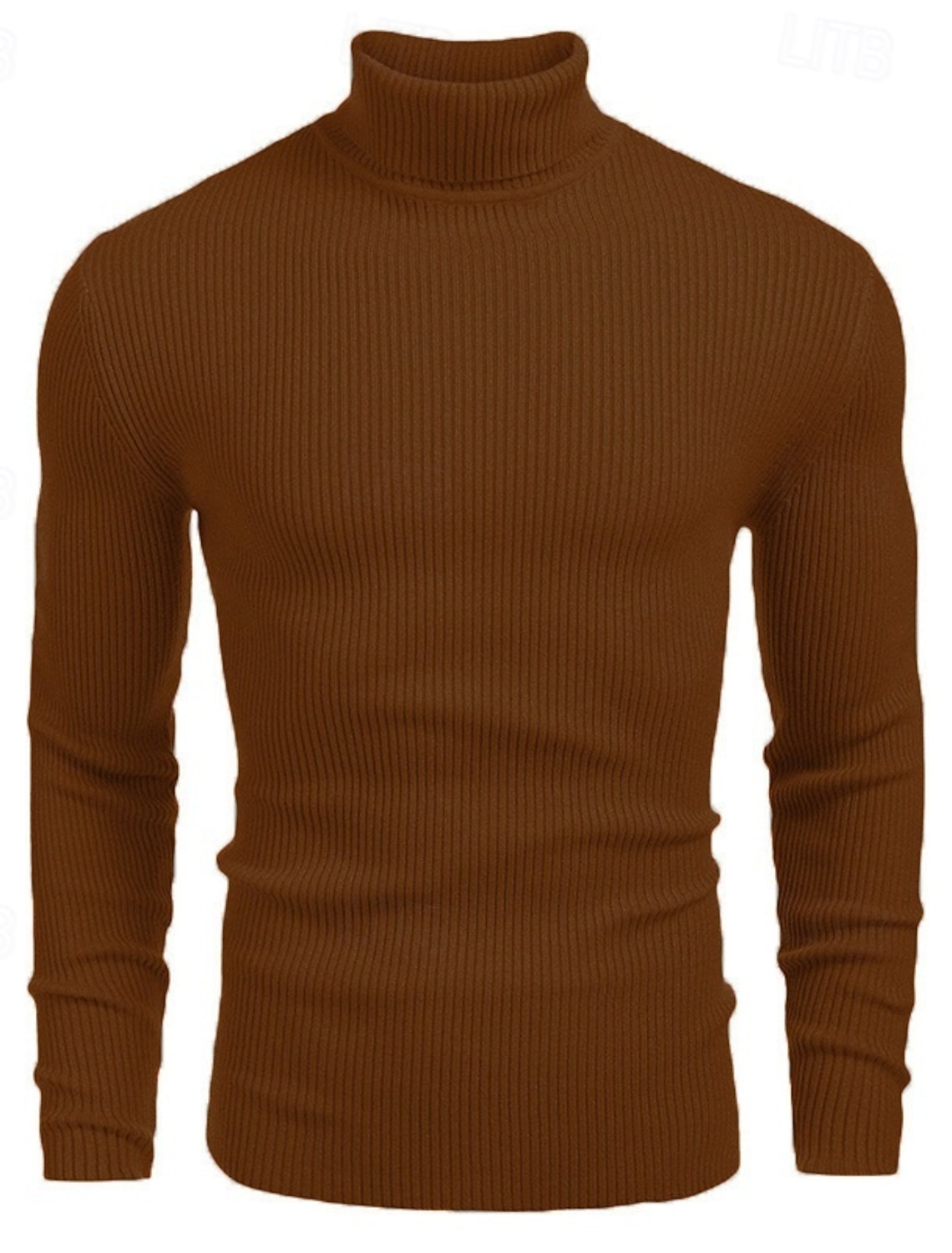 Men's Sweater Pullover Jumper Ribbed Knit Regular Tops Knitted Slim