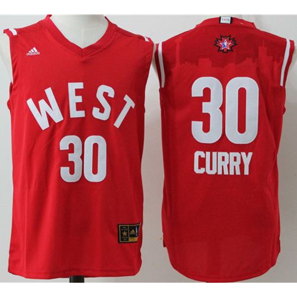 Authentic Stephen Curry30 Red Jersey - - Game Day Essential