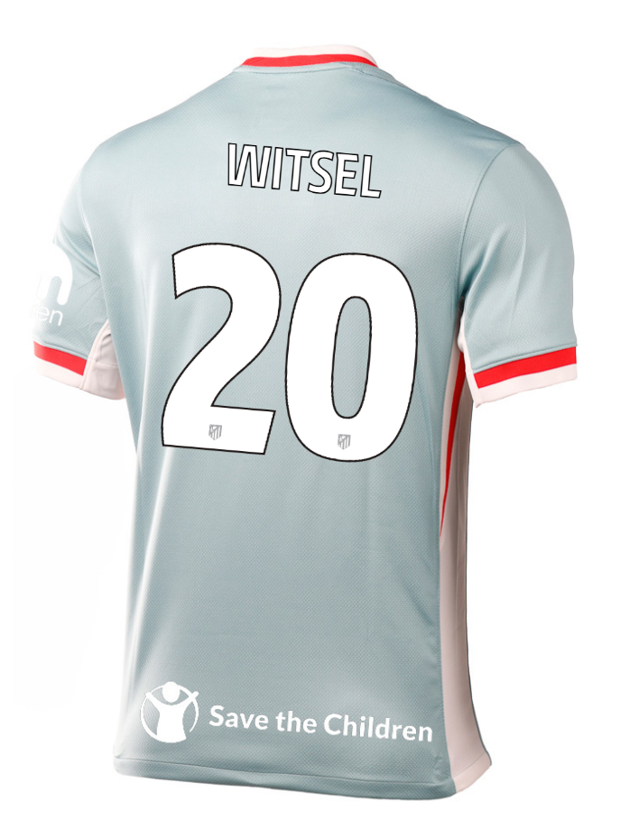 2024-25 Champions League Away Jersey of Atletico Madrid Featuring WITSEL 20