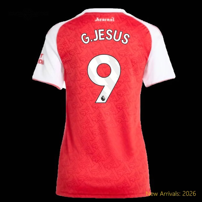 Arsenal Womens G.jesus Stylish Jersey Aeroready Stretchy