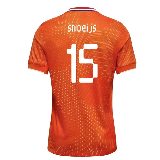 Kids Snoeijs 15 Netherlands First Team Top Tier Home Pro Shirt