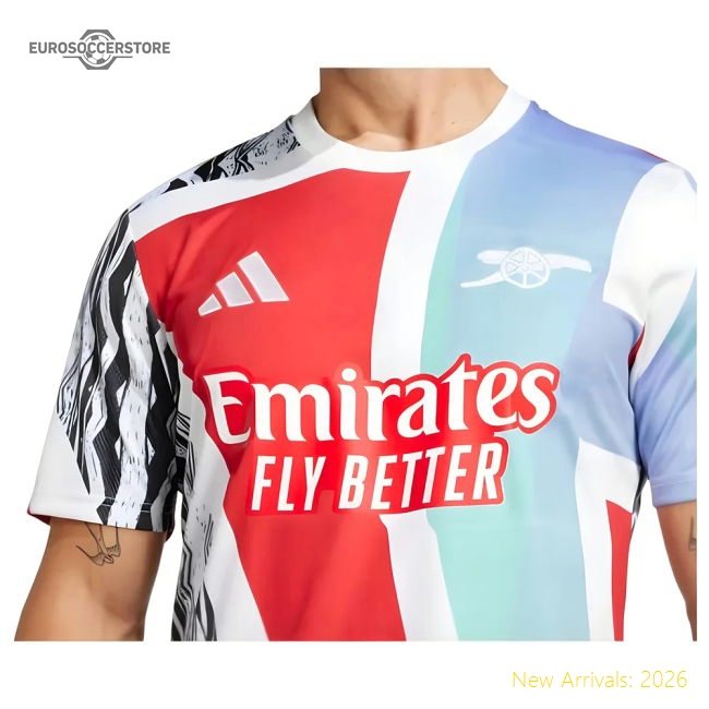 Official Pre-match Arsenal Shirt - Authentic Soccer Wear