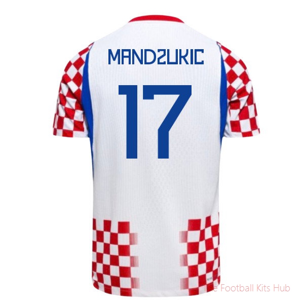2026-2027 Croatia Aero-Fit Authentic Match Home Shirt (Mandzukic 17)