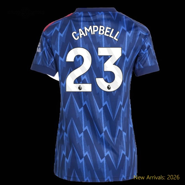 Chic Arsenal Womens Campbell Jersey 2025-2026 Flattering