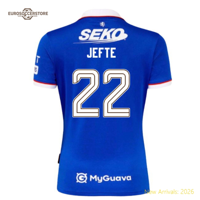 2025-2026 Rangers Home Shirt - Womens (Jefte 22)