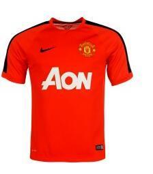Comfort Fit Man Utd Manchester United 1415 Training Shirt Red