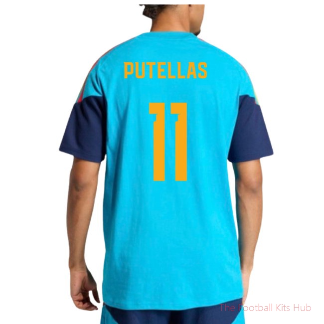 2026-2027 Spain Training Tee (Bold Aqua) (Putellas 11)