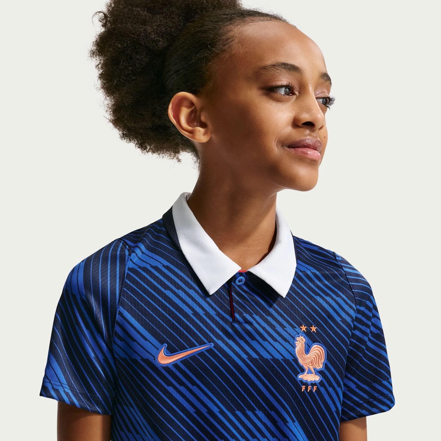 France 2026 Home Youth Jersey - Bleu de France Heritage Kit