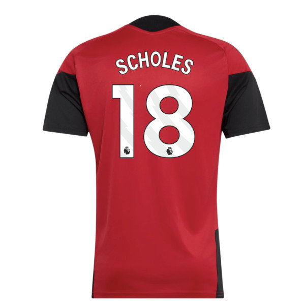 [DDJ] 2026-2027 Man Utd Training Jersey (Red) (Scholes 18)